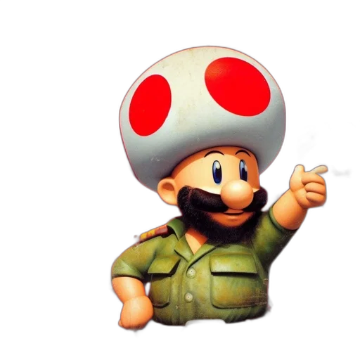 hat, face, animal, weapon, 3d render, concept art, pixel art, photorealistic transparent PNG cut-out