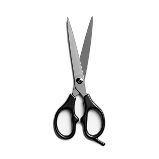 hair, staff, weapon, jewelry, photorealistic, pair, silver, scissors transparent PNG cut-out