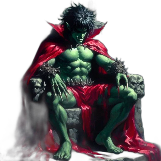 creature, dragon, concept art, fantasy art, comic book art, pixel art, green, red transparent PNG cut-out