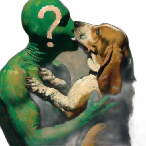 creature, mask, animal, oil painting, concept art, photorealistic, fantasy art, outer space transparent PNG cut-out