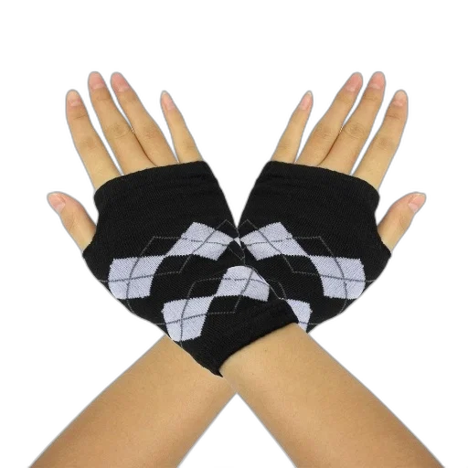 jewelry, mask, pair, black, fingerless, gloves, white, diamond transparent PNG cut-out