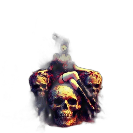 crown, mask, face, weapon, concept art, pixel art, fantasy art, photorealistic transparent PNG cut-out