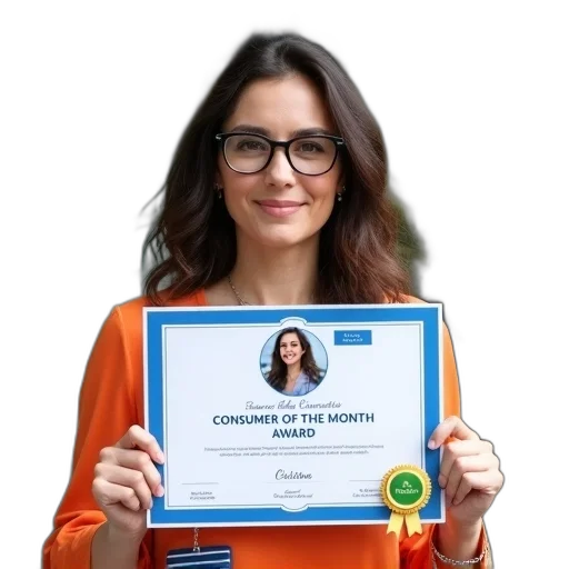 crown, staff, jewelry, woman, holding, certificate, blue, border transparent PNG cut-out