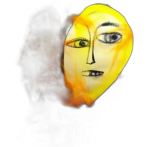 mask, face, staff, robot, photorealistic, watercolor, concept art, fantasy art transparent PNG cut-out