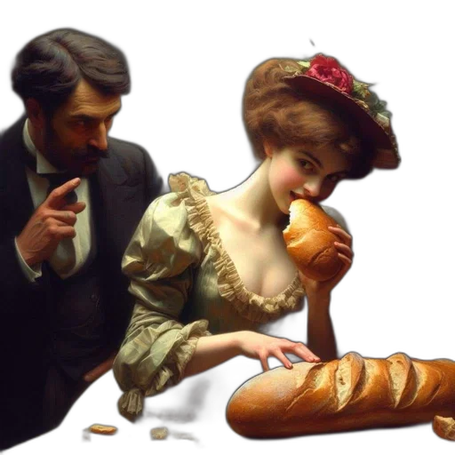 food, dress, oil painting, photorealistic, concept art, fantasy art, fire, forest transparent PNG cut-out