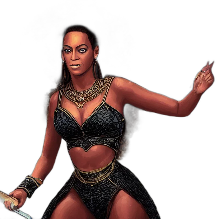 fantasy art, concept art, 3d render, pixel art transparent PNG cut-out