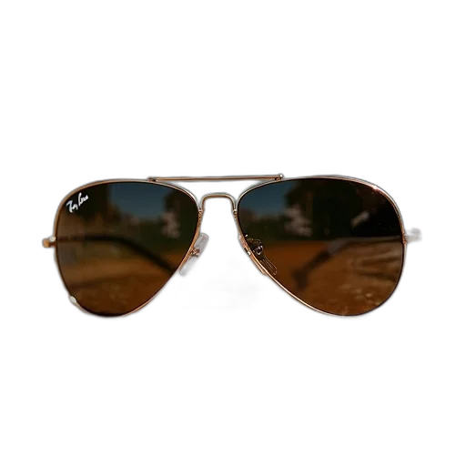 jacket, mask, 3d render, photorealistic, earth tones, ray, ban, aviator transparent PNG cut-out