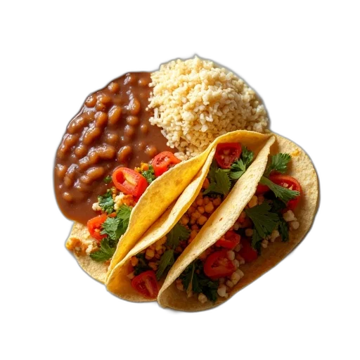 food, hat, photorealistic, plate transparent PNG cut-out