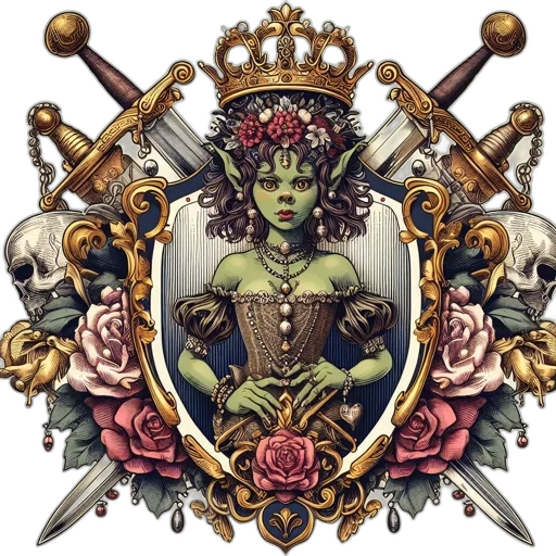 crown, jewelry, staff, sword, fantasy art, concept art, pixel art, comic book art transparent PNG cut-out