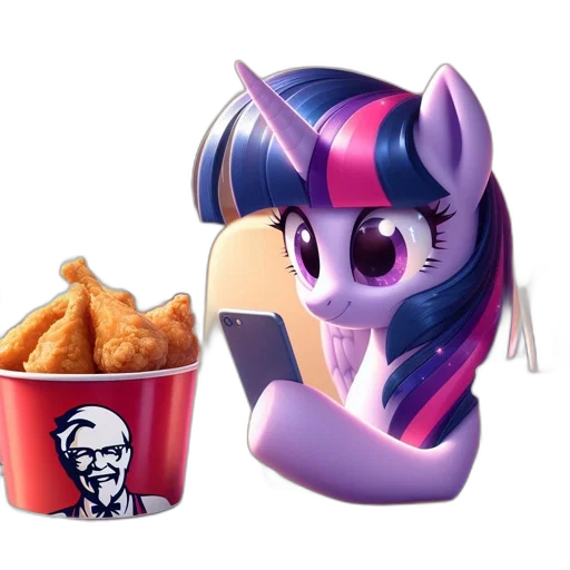 food, animal, creature, hat, vaporwave, 3d render, photorealistic, cartoon transparent PNG cut-out