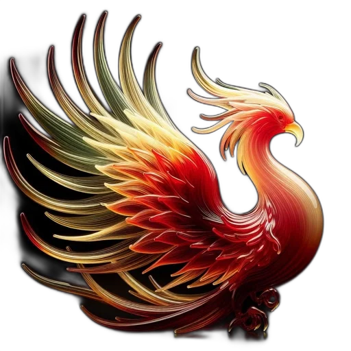 dragon, staff, fantasy art, 3d render, photorealistic, concept art, red, intricately transparent PNG cut-out