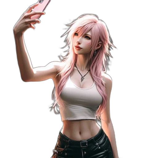 staff, weapon, concept art, fantasy art, cyberpunk, anime, monochrome, pastel transparent PNG cut-out