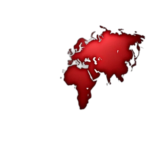 staff, 3d render, red, map, world, painted, hearts, canvas transparent PNG cut-out