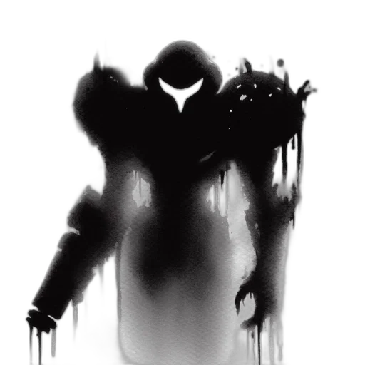 mask, robot, creature, face, concept art, comic book art, pixel art, 3d render transparent PNG cut-out