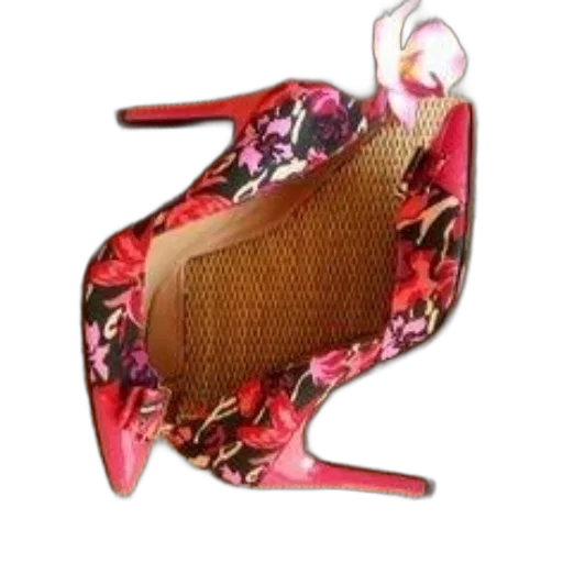 shoes, dress, furniture, hat, pair, vibrant, red, high-heeled transparent PNG cut-out