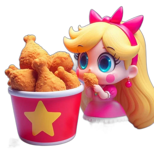 food, crown, weapon, animal, 3d render, photorealistic, concept art, cartoon transparent PNG cut-out