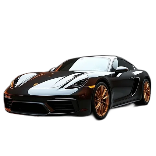 car, photorealistic, 3d render, concept art, porsche, tay, will, soon transparent PNG cut-out