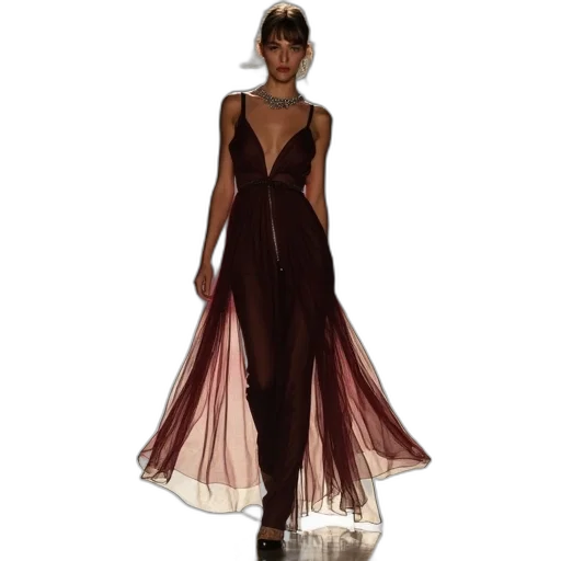 dress, concept art, earth tones, dark transparent PNG cut-out