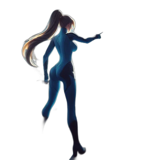 dress, staff, hair, weapon, concept art, anime, fantasy art, pixel art transparent PNG cut-out