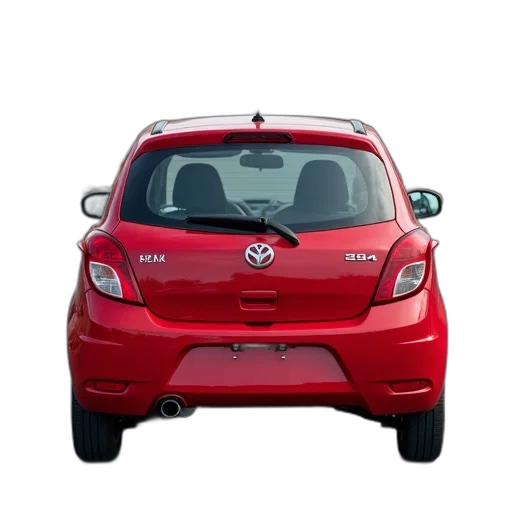 car, 3d render, red, compact, parked, lot, other, cars transparent PNG cut-out