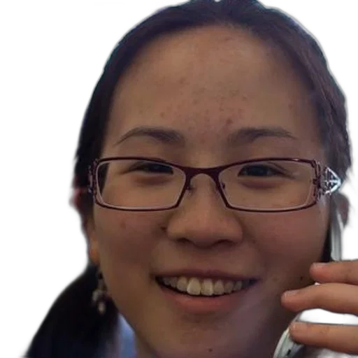 staff, face, jewelry, photorealistic, person, glasses, smiles, while transparent PNG cut-out