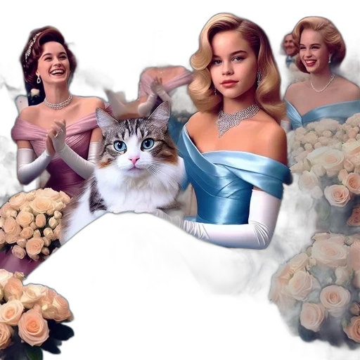 photorealistic, concept art, fantasy art, 3d render, pastel, three, elegantly, dressed transparent PNG cut-out