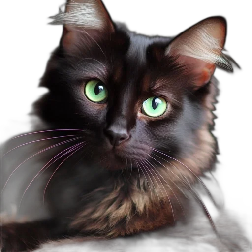 animal, creature, photorealistic, oil painting, fantasy art, watercolor, dark, close-up transparent PNG cut-out