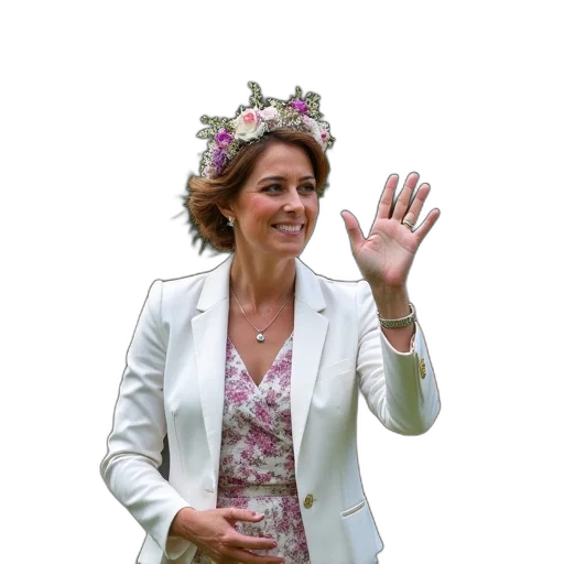 crown, jacket, dress, jewelry transparent PNG cut-out