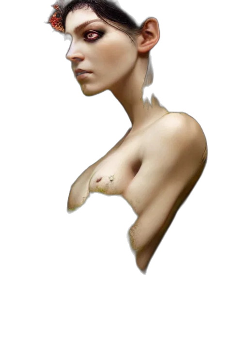 jewelry, face, robot, crown transparent PNG cut-out