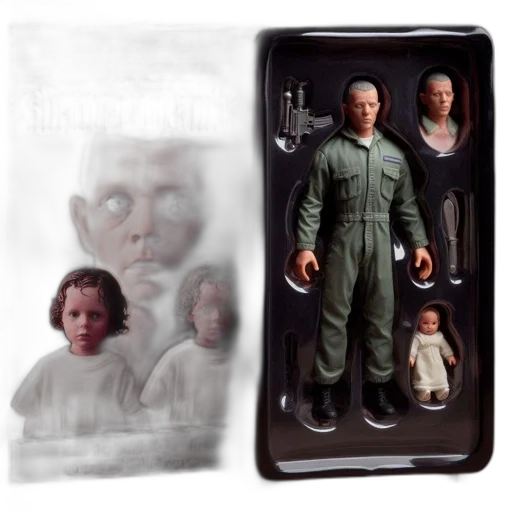 silence, lambs, inspired, toy, package, includes, main, action transparent PNG cut-out