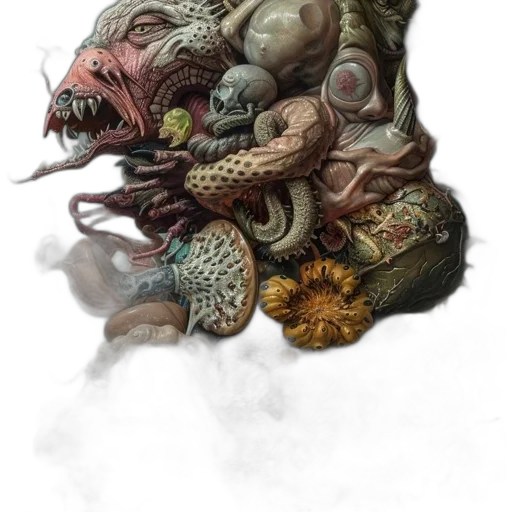 dragon, creature, mask, face, fantasy art, concept art, photorealistic, watercolor transparent PNG cut-out