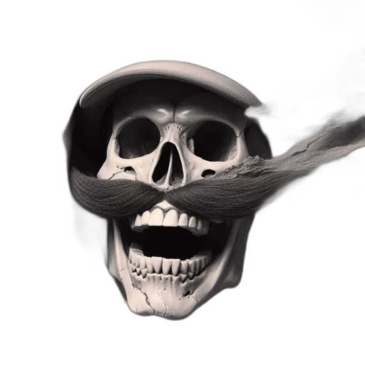 mask, hat, weapon, face, photorealistic, 3d render, concept art, fantasy art transparent PNG cut-out