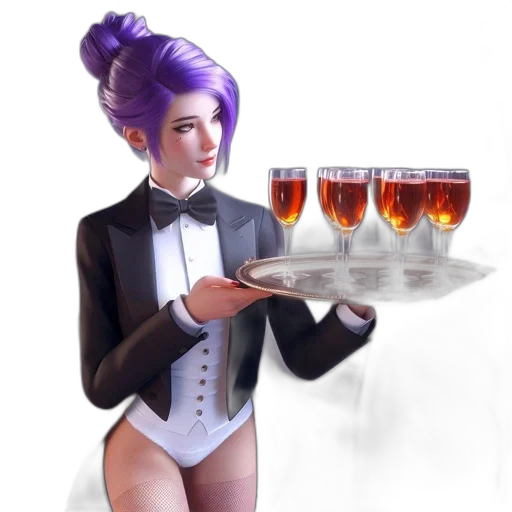 concept art, fantasy art, 3d render, pixel art, luxurious, setting, composed, lady transparent PNG cut-out