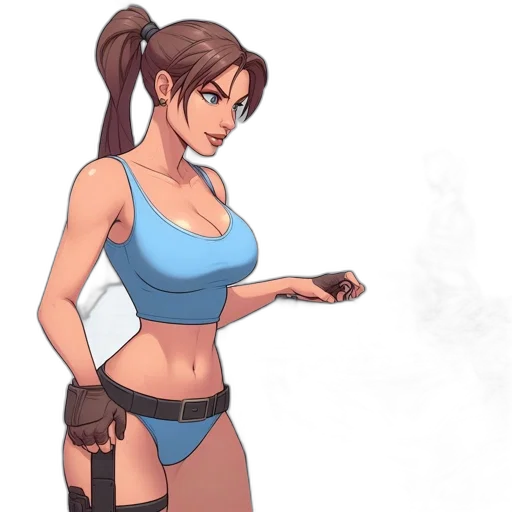 weapon, staff, concept art, pixel art, anime, cartoon, blue, animated transparent PNG cut-out