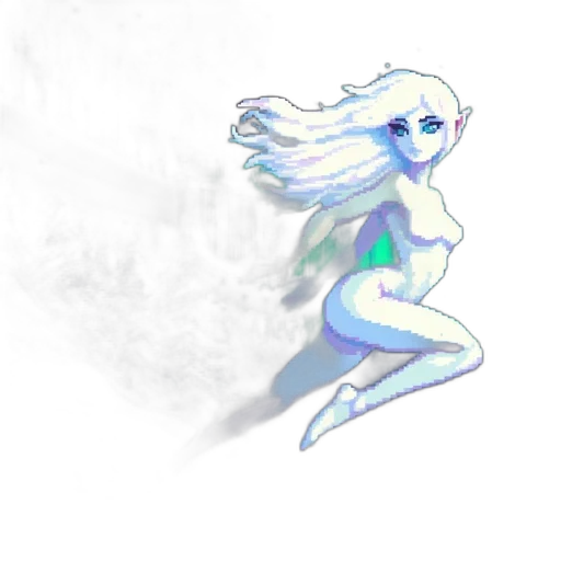 creature, dragon, staff, robot, concept art, fantasy art, pixel art, watercolor transparent PNG cut-out