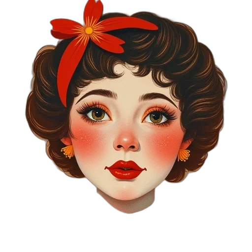 face, jewelry, crown, mask, cartoon, photorealistic, fantasy art, oil painting transparent PNG cut-out