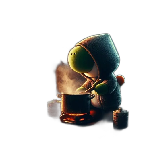 robot, bottle, weapon, food, concept art, pixel art, 3d render, fantasy art transparent PNG cut-out