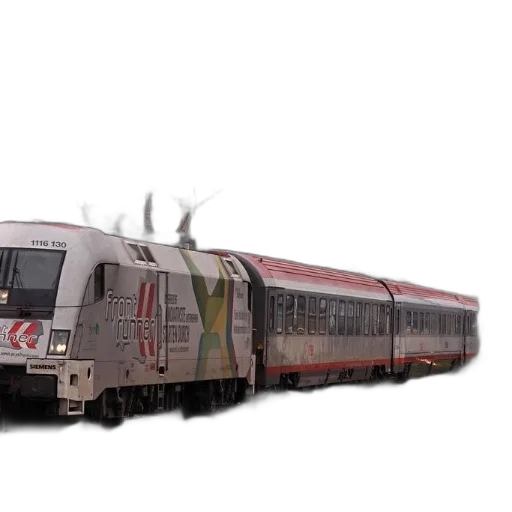 weapon, 3d render, concept art, photorealistic, siemens, train, word, frontrunner transparent PNG cut-out