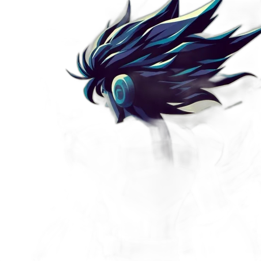 dragon, mask, creature, hair, fantasy art, concept art, pixel art, anime transparent PNG cut-out