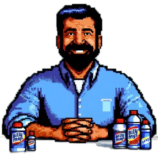 jacket, bottle, robot, food, pixel art, vaporwave, cartoon, concept art transparent PNG cut-out
