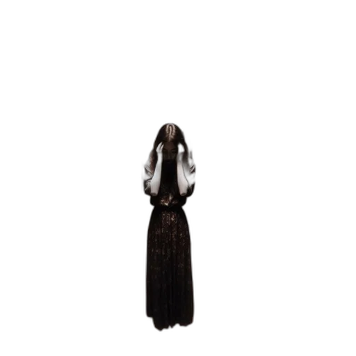 dress, hair, staff, jacket, 3d render, concept art, photorealistic, pixel art transparent PNG cut-out