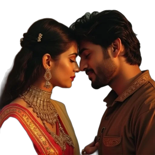 oil painting, photorealistic, jayam, snehara, movie, veere transparent PNG cut-out