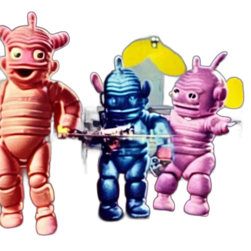 robot, staff, 3d render, concept art transparent PNG cut-out