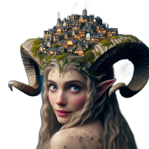 dragon, hat, crown, creature, fantasy art, concept art, 3d render, photorealistic transparent PNG cut-out