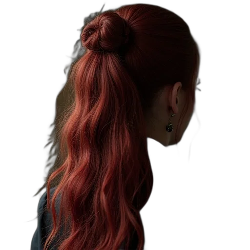 hair, staff, jewelry, crown transparent PNG cut-out