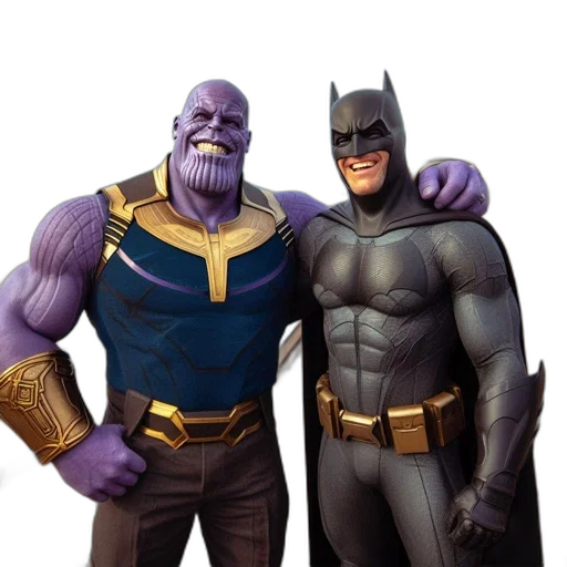 mask, crown, concept art, comic book art, 3d render, fantasy art, dark, thanos transparent PNG cut-out