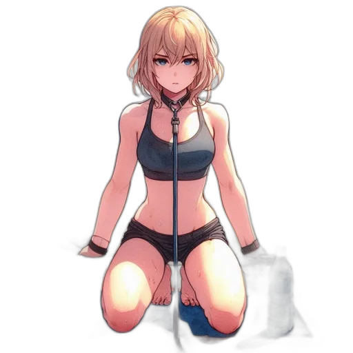 dress, robot, weapon, jacket, concept art, anime, pixel art, cartoon transparent PNG cut-out