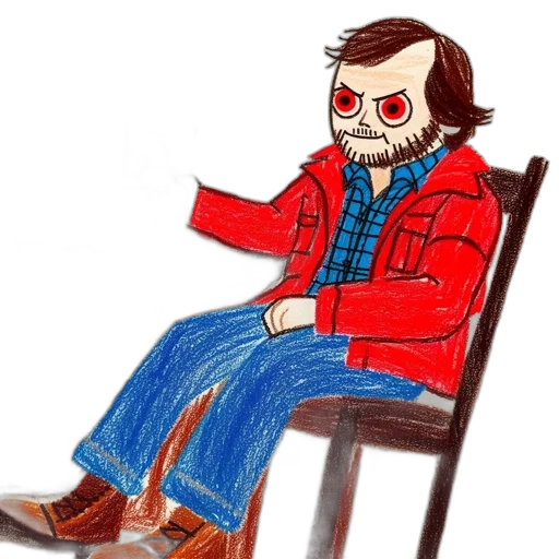 jacket, face, furniture, robot, concept art, cartoon, comic book art, pixel art transparent PNG cut-out