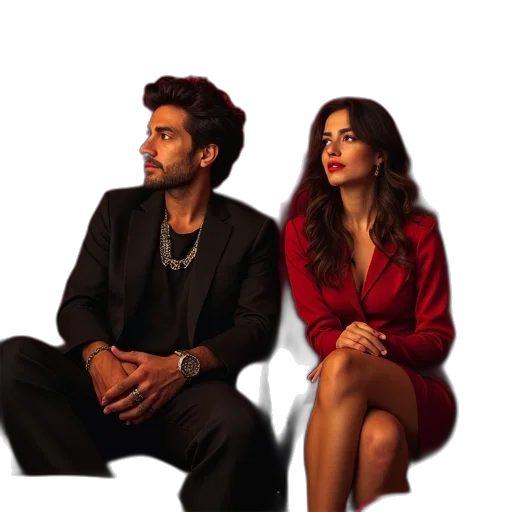alia, sid, screening, badshah transparent PNG cut-out