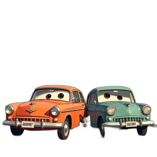 car, 3d render, concept art, cartoon transparent PNG cut-out